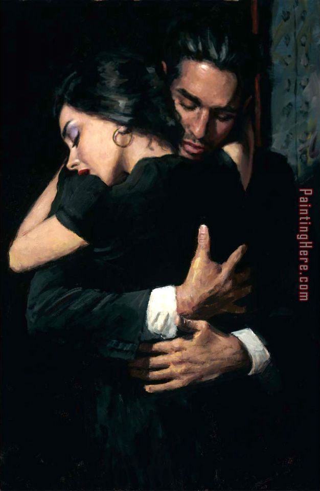 The Embrace II painting - Fabian Perez The Embrace II art painting
